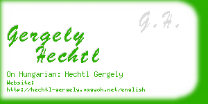 gergely hechtl business card